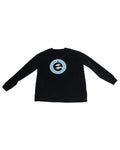 Everything™ Long Sleeve Tee by BOTF — midweight relaxed fit black streetwear long sleeve, front view
